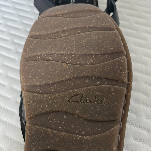 CLARKS COLLECTION BLACK LEATHER - Picture 9 of 9